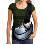 Dark Night UFO Print Pet Sling Carrier