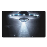 Dark Night UFO Print Polyester Doormat