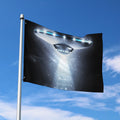 Dark Night UFO Print Polyester Flag