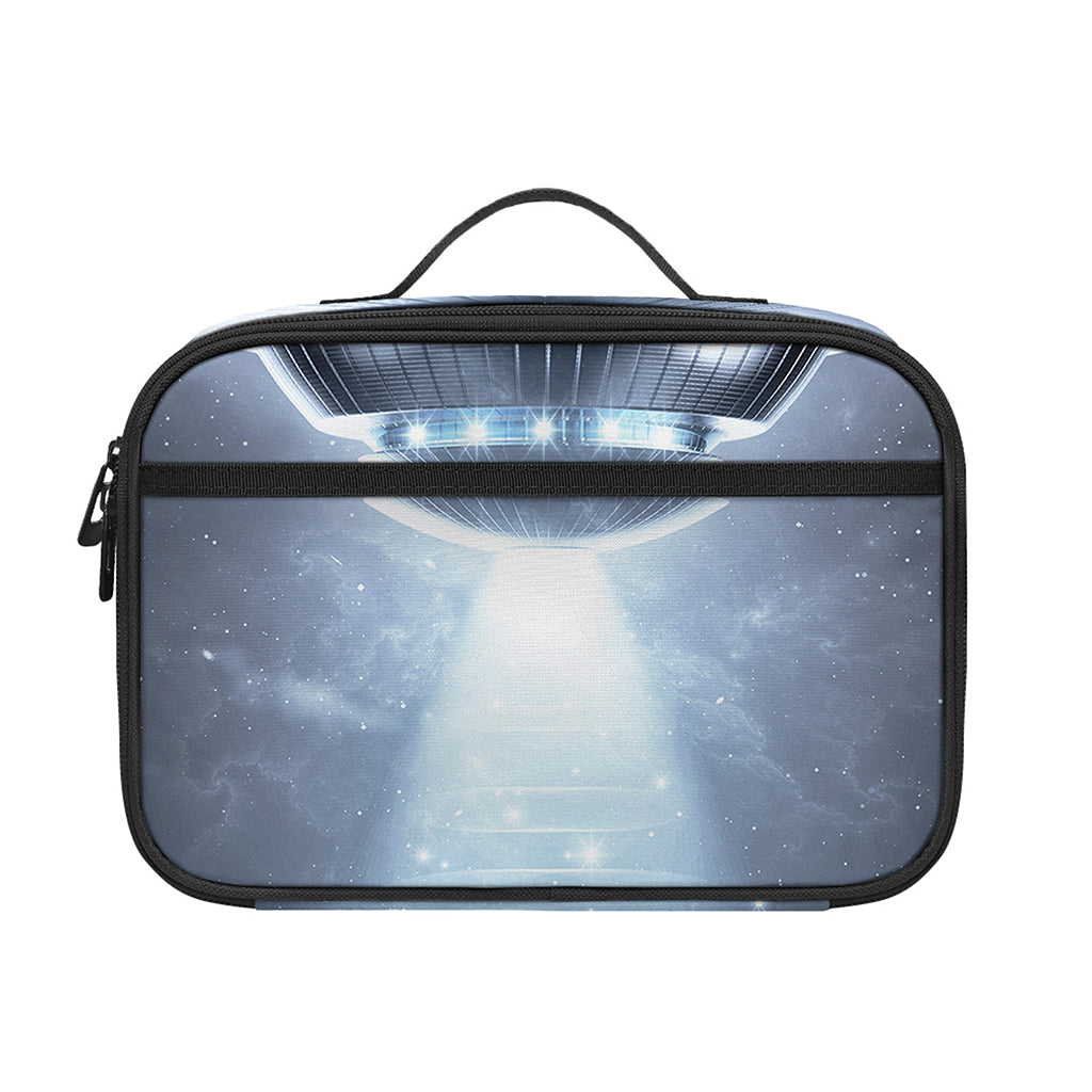 Dark Night UFO Print Portable Lunch Bag