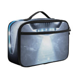 Dark Night UFO Print Portable Lunch Bag