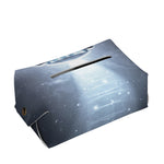Dark Night UFO Print Rectangle Tissue Box Cover