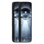 Dark Night UFO Print Refrigerator Handle Covers