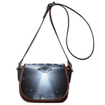Dark Night UFO Print Saddle Bag