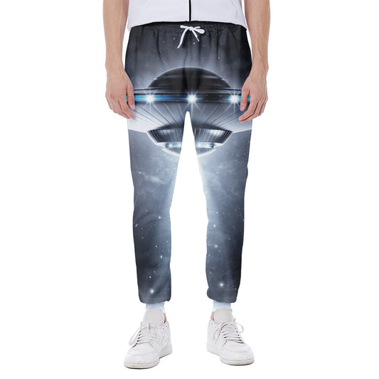 Dark Night UFO Print Scuba Joggers