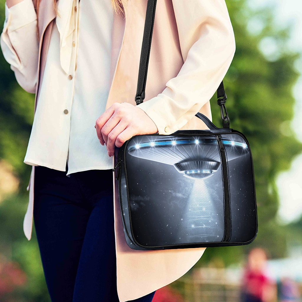 Dark Night UFO Print Shoulder Strap Bible Bag