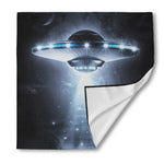 Dark Night UFO Print Silk Bandana
