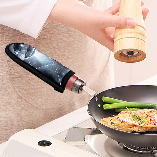 Dark Night UFO Print Skillet Handle Cover
