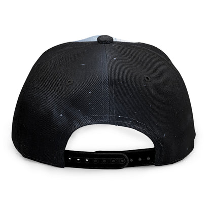 Dark Night UFO Print Snapback Cap
