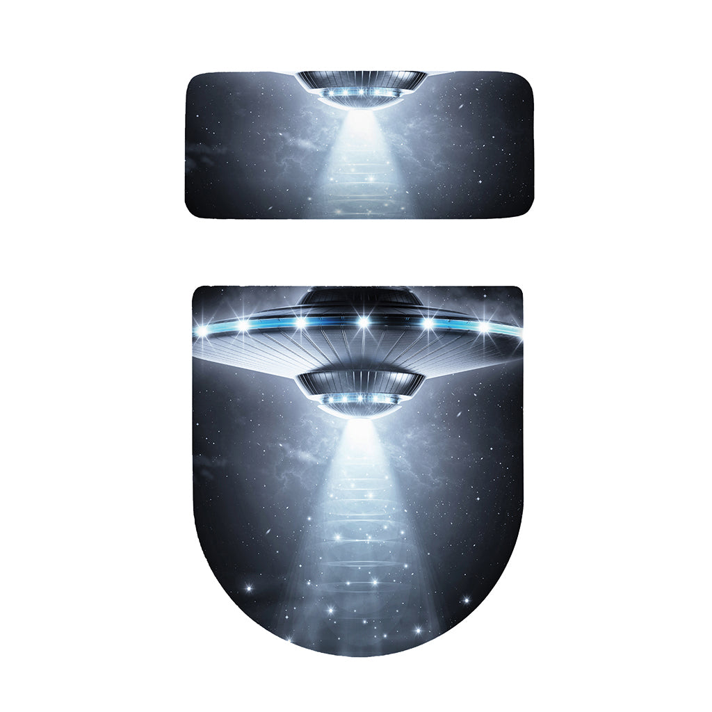 Dark Night UFO Print Toilet Lid And Tank Cover Set