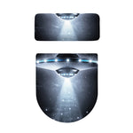 Dark Night UFO Print Toilet Lid And Tank Cover Set