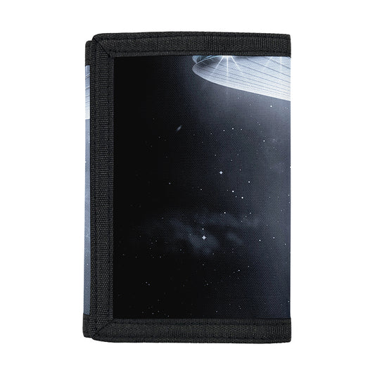 Dark Night UFO Print Trifold Wallet