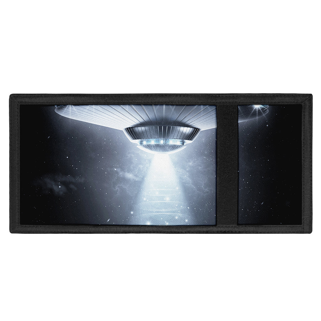 Dark Night UFO Print Trifold Wallet