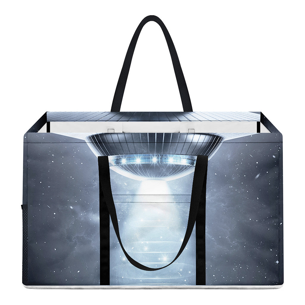 Dark Night UFO Print Utility Tote Bag