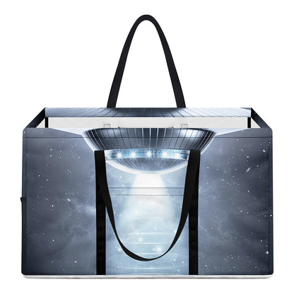 Dark Night UFO Print Utility Tote Bag
