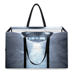 Dark Night UFO Print Utility Tote Bag