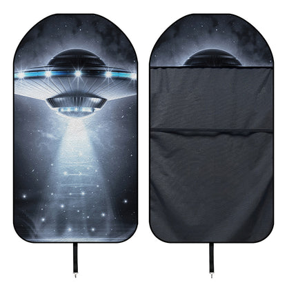 Dark Night UFO Print Waterproof Car Seat Cover