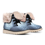 Dark Night UFO Print Winter Boots