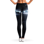 Dark Night UFO Print Women's Leggings