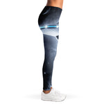Dark Night UFO Print Women's Leggings