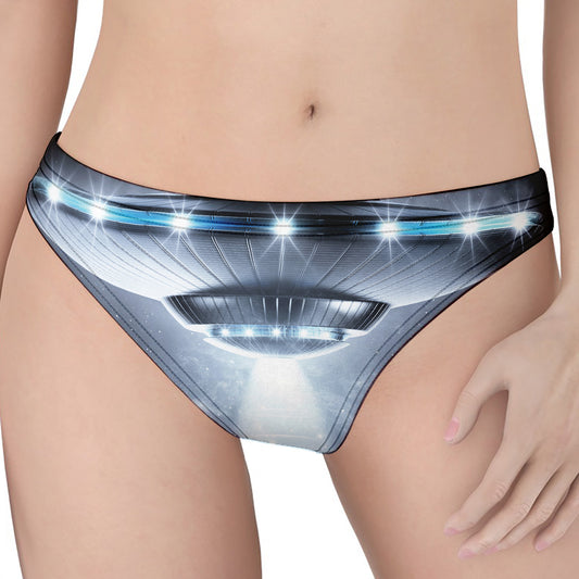 Dark Night UFO Print Women's Thong