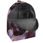 Dark Pink Horse Painting Print Backpack