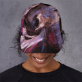 Dark Pink Horse Painting Print Baseball Cap
