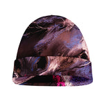 Dark Pink Horse Painting Print Beanie