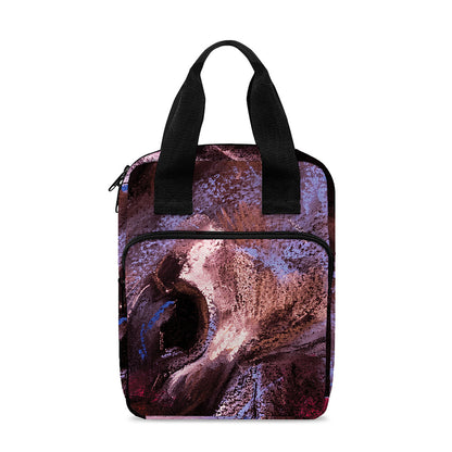 Dark Pink Horse Painting Print Bible Tote Bag