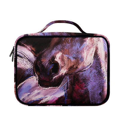 Dark Pink Horse Painting Print Briefcase Bible Bag