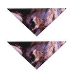 Dark Pink Horse Painting Print Dog Bandana