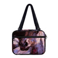 Dark Pink Horse Painting Print Double Strap Bible Bag