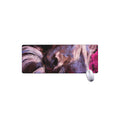 Dark Pink Horse Painting Print Extended Mouse Pad
