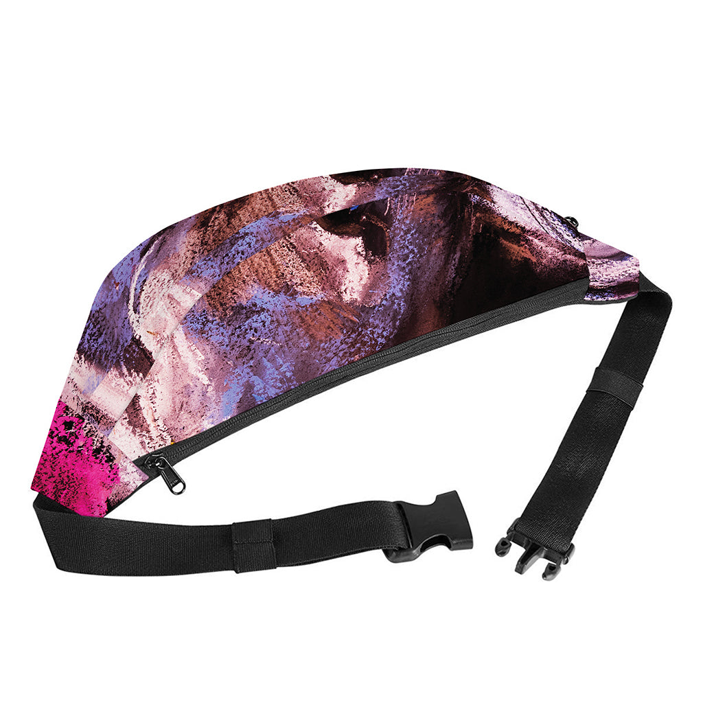 Dark Pink Horse Painting Print Fanny Pack