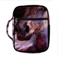 Dark Pink Horse Painting Print Front Pocket Bible Bag