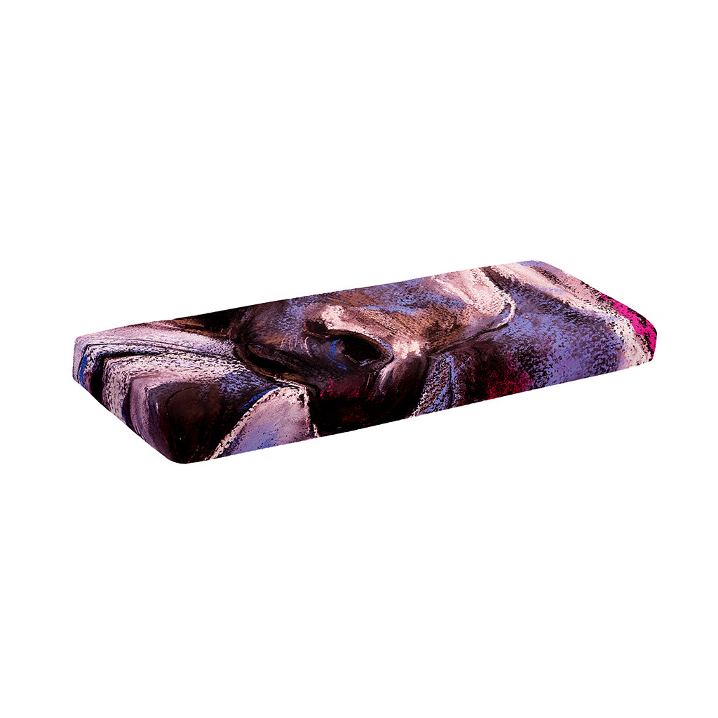Dark Pink Horse Painting Print Piano Keyboard Cover