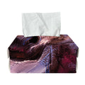 Dark Pink Horse Painting Print Rectangle Tissue Box Cover