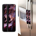 Dark Pink Horse Painting Print Refrigerator Handle Covers