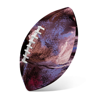 Dark Pink Horse Painting Print Rugby Ball