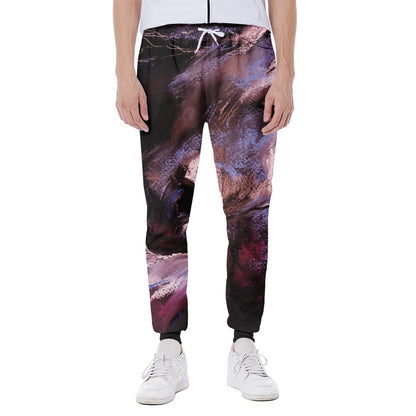 Dark Pink Horse Painting Print Scuba Joggers