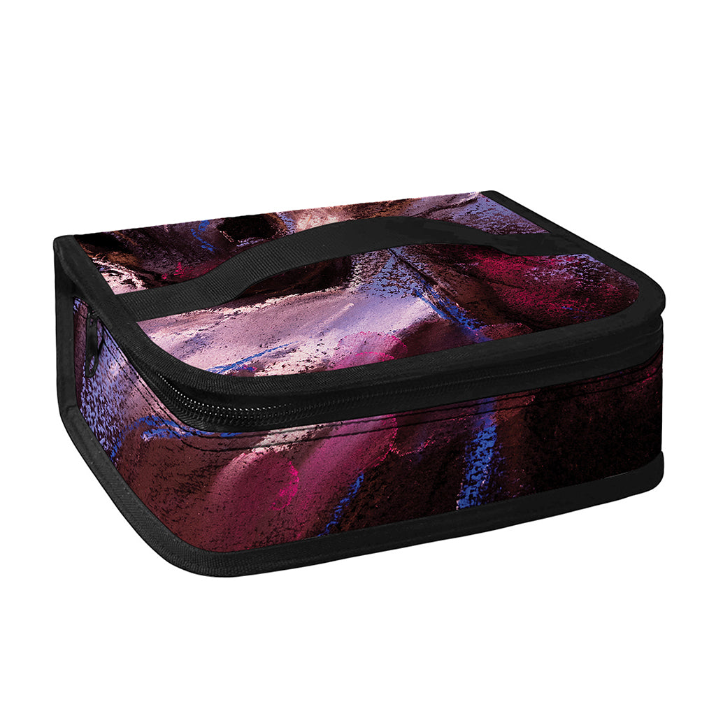 Dark Pink Horse Painting Print Small Lunch Bag