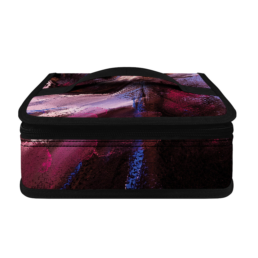 Dark Pink Horse Painting Print Small Lunch Bag