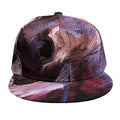 Dark Pink Horse Painting Print Snapback Cap