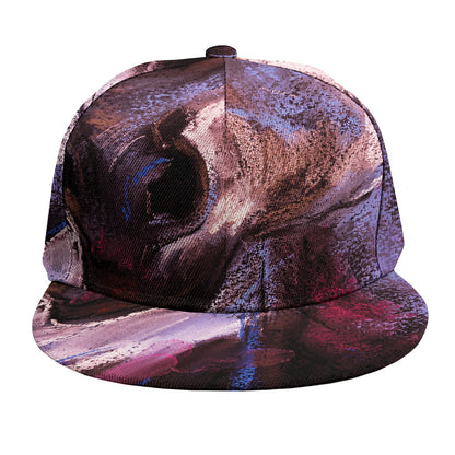 Dark Pink Horse Painting Print Snapback Cap