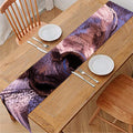 Dark Pink Horse Painting Print Table Runner