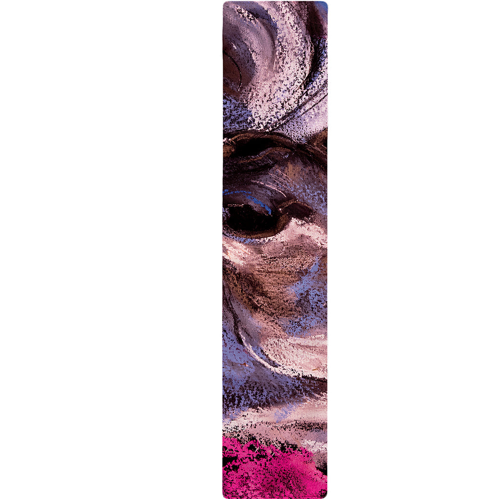 Dark Pink Horse Painting Print Table Runner
