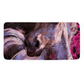Dark Pink Horse Painting Print Towel