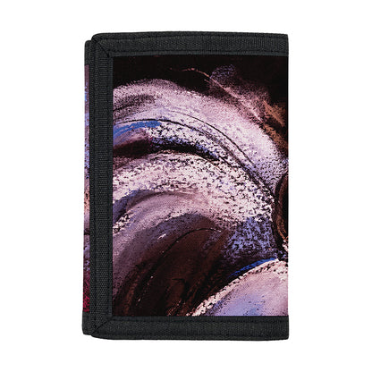 Dark Pink Horse Painting Print Trifold Wallet
