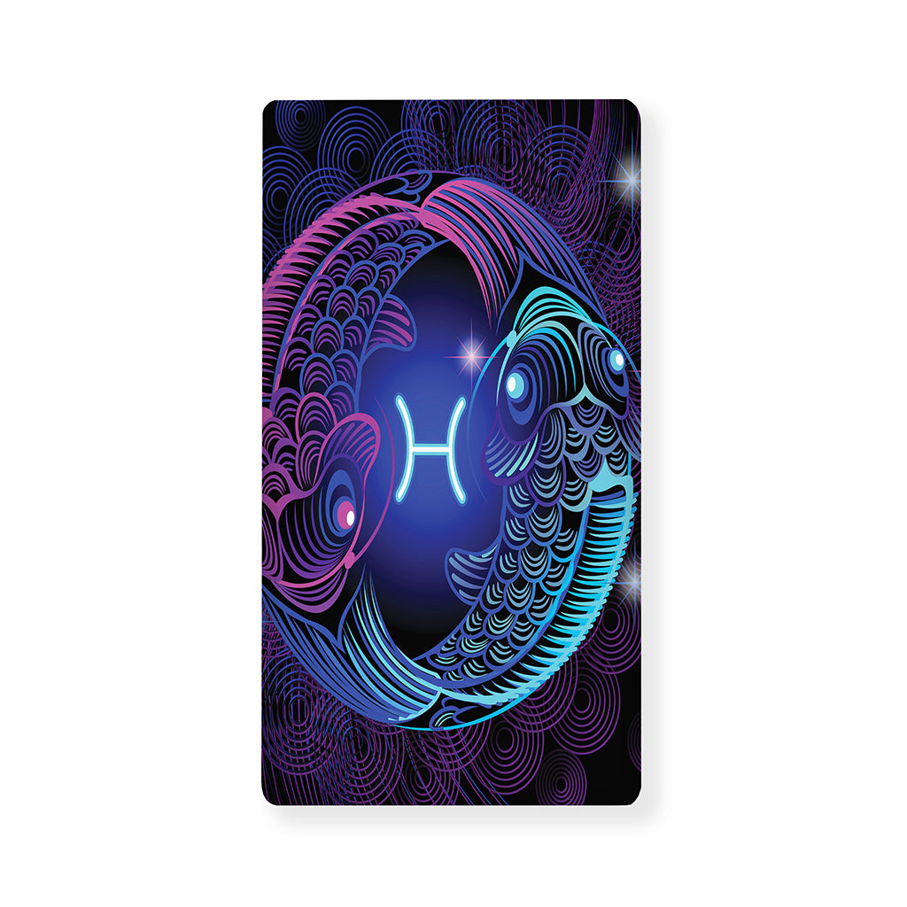 Dark Pisces Zodiac Sign Print Baby Crib Sheet