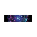 Dark Pisces Zodiac Sign Print Bed Runner